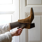 Meias Glitter em Lyocell Ecológico – Caramel