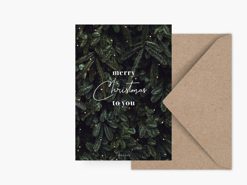 Postal  Merry Christmas To You