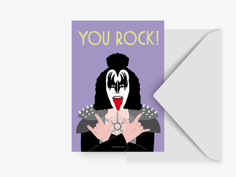 Postal "You Rock"