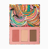 Mini Paleta Gráfica de Contorno, Iluminador & Blush