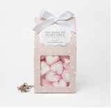 Corações de Marshmallow – Sabor Morango (90g)