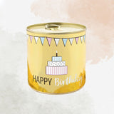 Bolo de Aniversário Brownie Happy Birthday Gold