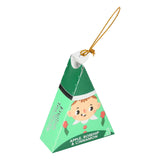 Coleção de Árvores de Natal - Verde 12 pirâmides