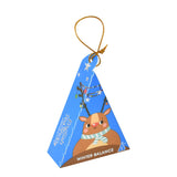 Coleção de Árvores de Natal - Vermelho 12 pirâmides