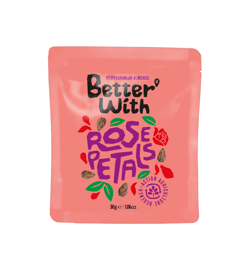 Amêndoas com Pétalas de Rosa