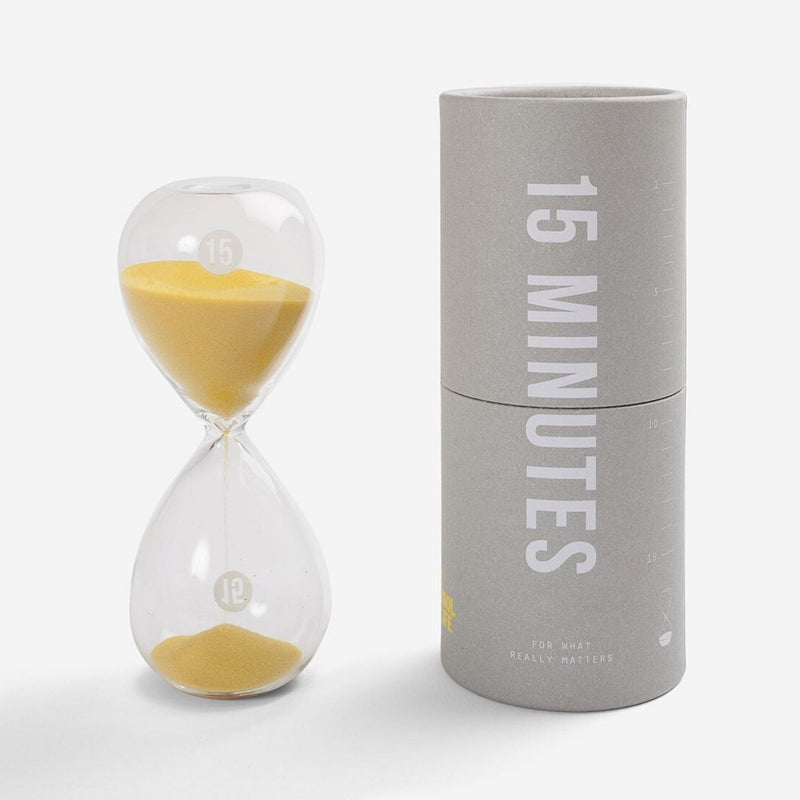 Ampulheta de 15 Minutos   (The School of Life)