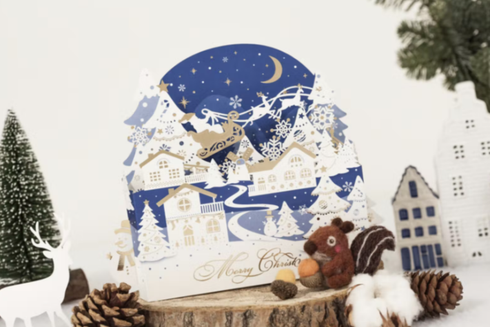 Postal 3D Pop Up "Xmas"
