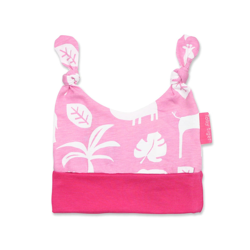 Mini Gorro Orgânico Pink Jungle