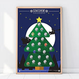 Poster para raspar: Calendário do Advento