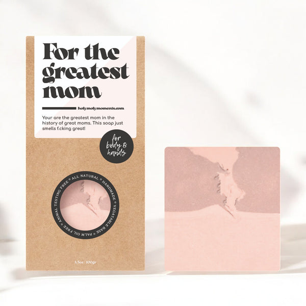 Sabonete "Soap for the Greatest Mom"