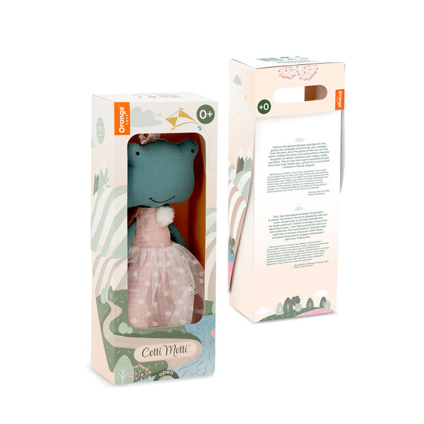 Peluche de Algodão Cotti Motti – Fiona a Rã