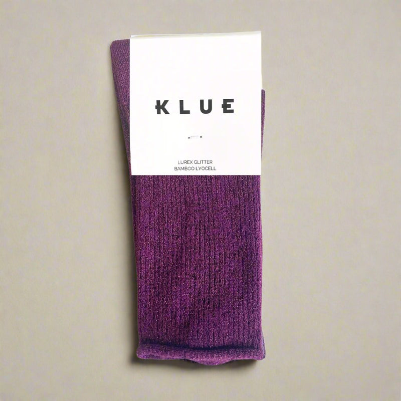 Meias Glitter em Lyocell Ecológico – Roxo