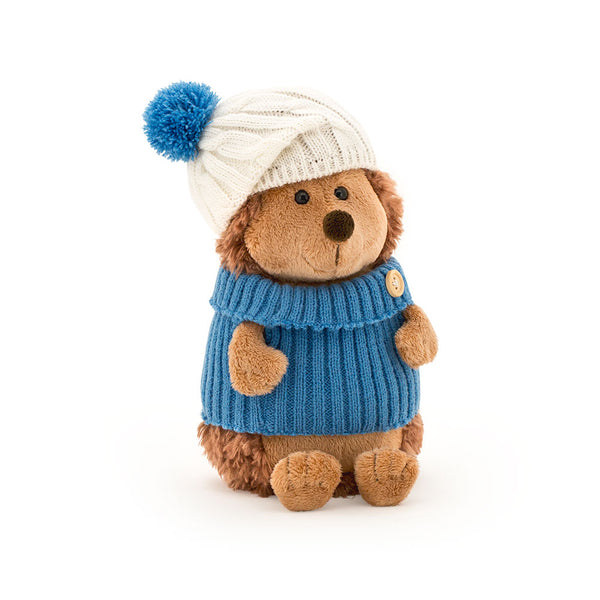 Peluche Ouriço Fluffy (Azul)