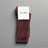 Meias de Lã & Seda Dust Star (Burgundy)