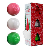 Conjunto de 3 Bombas de Banho – Gnomo de Natal (3 x 100g)