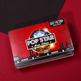 Quiz de Cartas Pop Star – Música Pop em Inglês
