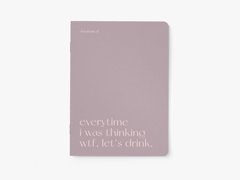 Notebook "Let's Drink"