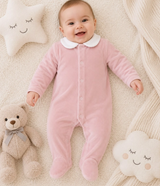 Babygrow de Bebé com Gola Branca