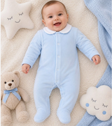 Babygrow de Bebé com Gola Branca