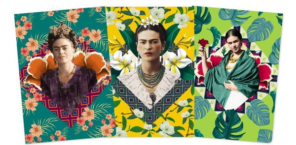 Pack 3 Mini Blocos Frida Kahlo