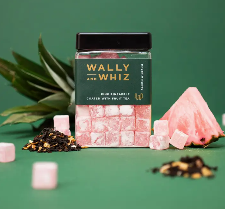 Gomas Vegan de Abacaxi Rosa com Fruta