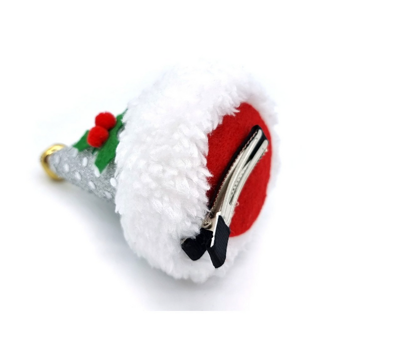 Christmas hair clip "Santa hat"