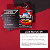 Quiz de Cartas Pop Star – Música Pop em Inglês