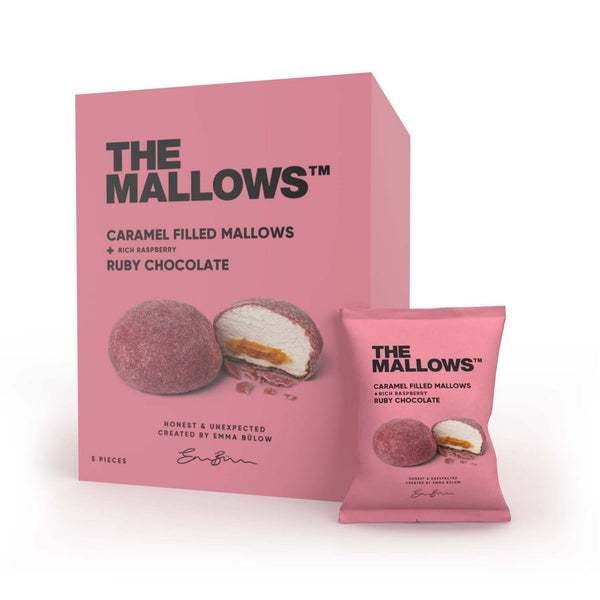 Marshmallow Recheado com Caramelo + Chocolate Ruby (Box)