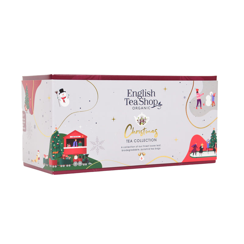 Coleção de Árvores de Natal em Chá (Branco)