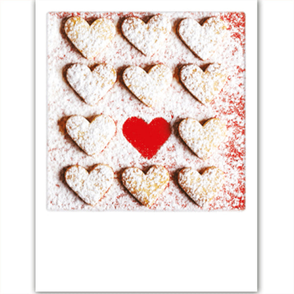 Polaroid Heart Cookies