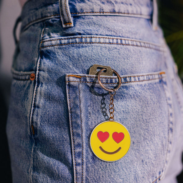 Porta Chaves Emoji In Love