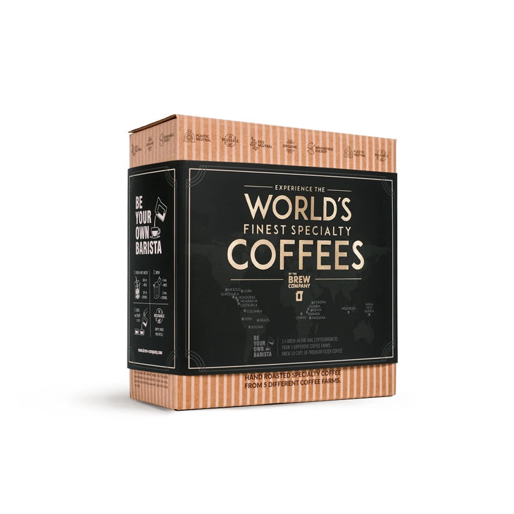 Caixa com Cafés do Mundo