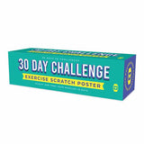 Poster para raspar: Desafio de 30 Dias  Fitness