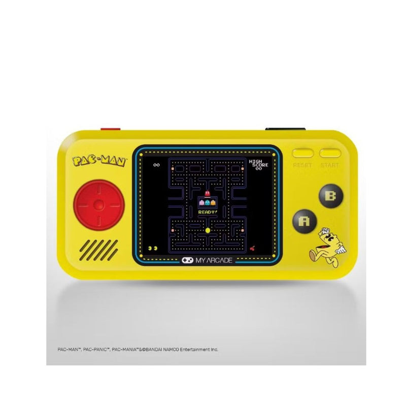 Consola portátil (3 Jogos Retro) "Pac-Man" - Licença Oficial