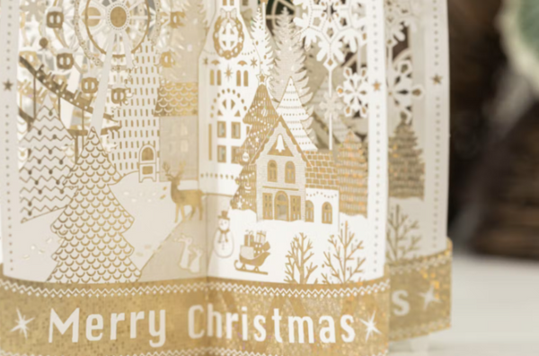 Postal 3D Pop Up "Christmas card Merry Christmas"
