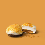 Marshmallow Recheado com Caramelo + Toffee Crocante