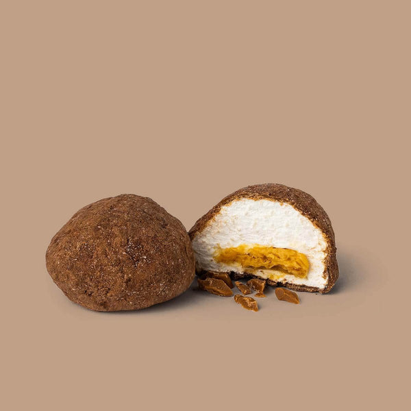 Marshmallow Recheado com Caramelo + Chocolate com Caramelo (Box)